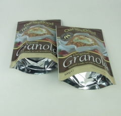 Custom printing stand up aluminum foil bags for food